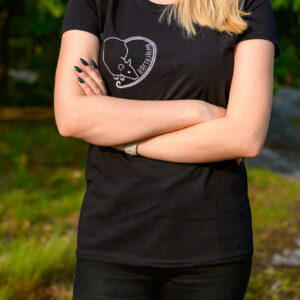 Svart T-shirt (Formsydd)