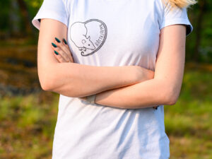 Vit T-shirt (Formsydd)