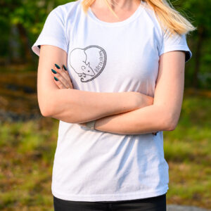 Vit T-shirt (Formsydd)
